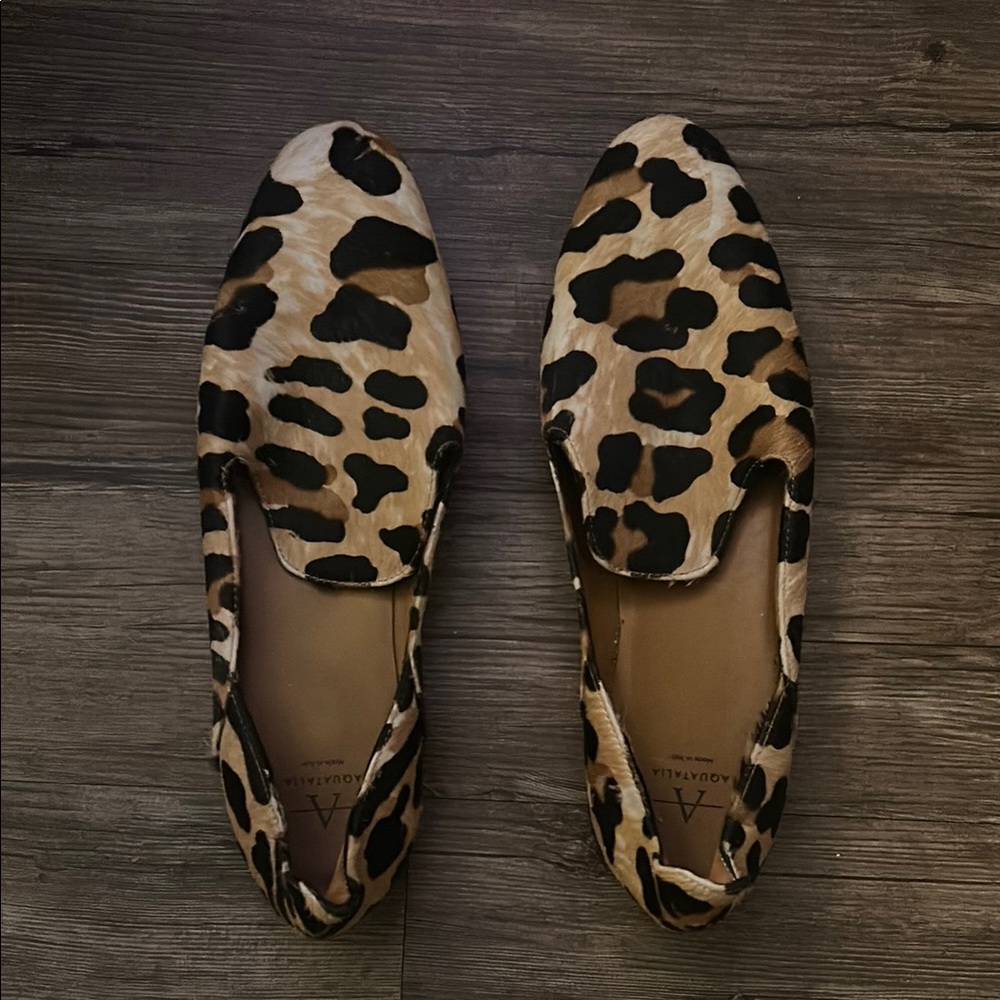 Aquatalia Brown and Black Flats & Loafers